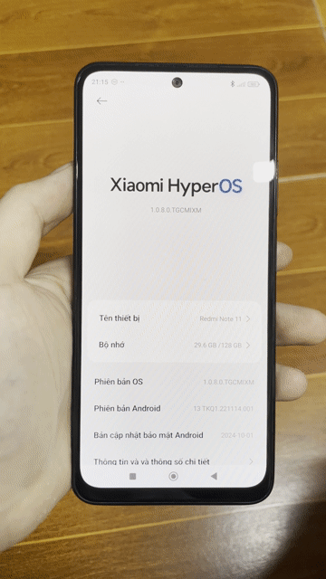 Xiaomi Redmi Note 11, 128GB, Màu Đen, Đã Sử Dụng. Mua bán Điện thoại tại Quận Thanh Xuân Hà Nội được đăng bởi Ngô Đức Hùng hình 1