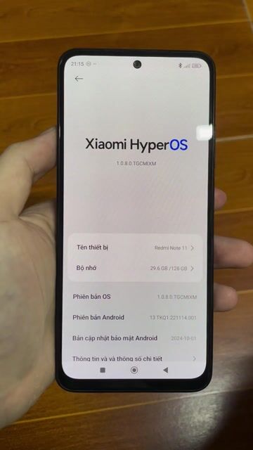 Xiaomi Redmi Note 11, 128GB, Màu Đen, Đã Sử Dụng. Mua bán Điện thoại tại Quận Thanh Xuân Hà Nội được đăng bởi Ngô Đức Hùng hình 1