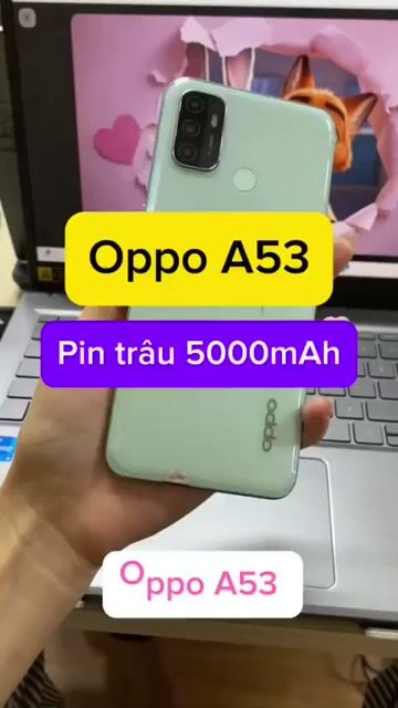 ĐIỆN THOẠI OPPO A53 + 2 NANO SIM + PIN 5.000MAH. Mua bán Điện thoại tại Quận Bình Thạnh Tp Hồ Chí Minh được đăng bởi T MOBILE 2010 hình 1