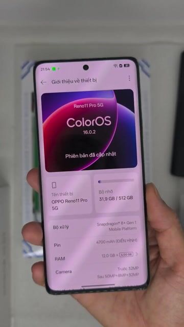 Oppo Reno 11 Pro 12/512. Mua bán Điện thoại tại Quận Thanh Xuân Hà Nội được đăng bởi Đỗ Mạnh Nhuận hình 1