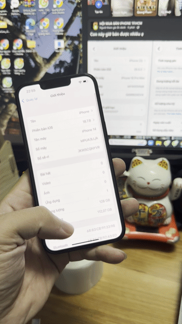 Apple iPhone 14 128GB Đen 98%. Mua bán Điện thoại tại Quận Gò Vấp Tp Hồ Chí Minh được đăng bởi Quảng Phạm Mua Iphone Lock và QT  HCM hình 1