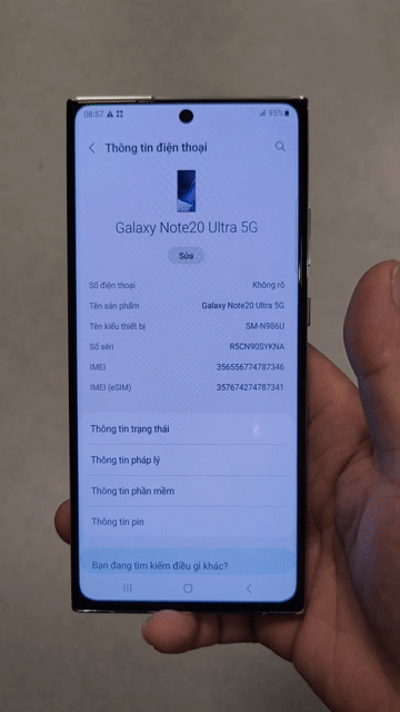 Samsung Note 20 Ultra VN, Hàn, Mỹ màn hình Oled. Mua bán Điện thoại tại Thành phố Thủ Đức Tp Hồ Chí Minh được đăng bởi Tịnh Lưu Ly hình 1