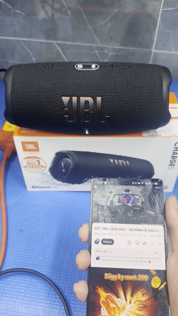Loa Bluetooth JBL Charge 5 Đen. Mua bán Tivi, Âm thanh tại Quận Ngũ Hành Sơn Đà Nẵng được đăng bởi don hình 1