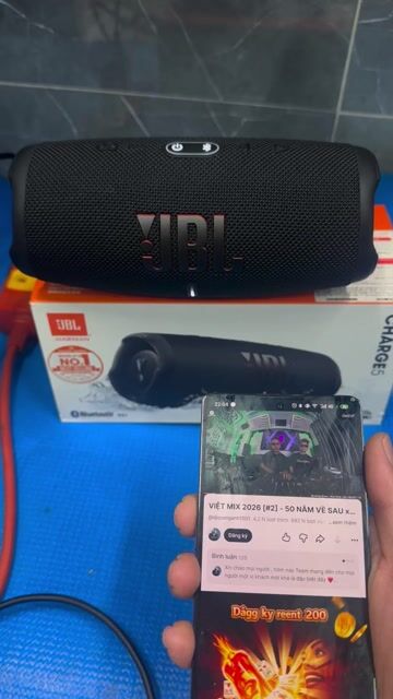 Loa Bluetooth JBL Charge 5 Đen. Mua bán Tivi, Âm thanh tại Quận Ngũ Hành Sơn Đà Nẵng được đăng bởi don hình 1