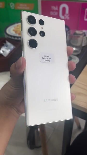 Samsung Galaxy S23 Ultra 512GB Trắng kem Likenew. Mua bán Điện thoại tại Quận Ngô Quyền Hải Phòng được đăng bởi minmobile HP hình 1
