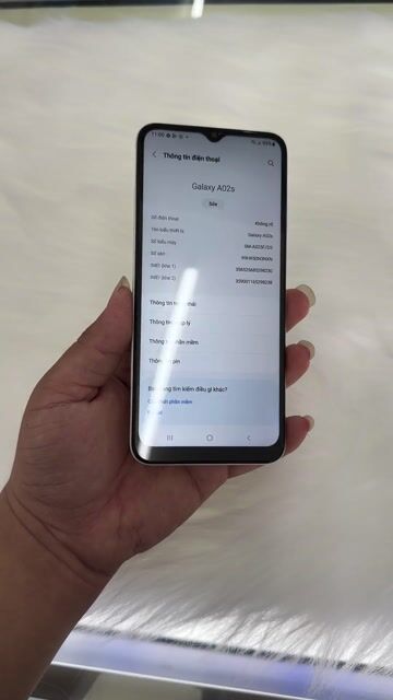 Samsung Galaxy A02s 4GB/64GB Trắng. Mua bán Điện thoại tại Quận Ninh Kiều Cần Thơ được đăng bởi Greenskytech hình 1