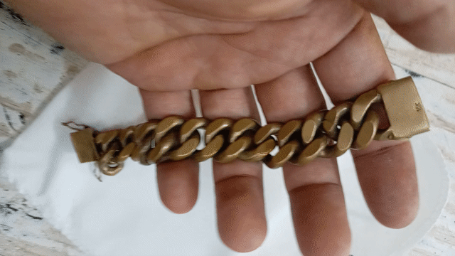 Vòng tay Vàng đồng 18K unisex. Mua bán Phụ kiện thời trang khác tại Quận 8 Tp Hồ Chí Minh được đăng bởi  poony house hình 1