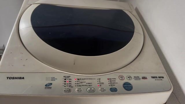 Máy giặt Toshiba 8.0kg cửa trên Trắng Nhật Bản. Mua bán Máy giặt tại Quận Tây Hồ Hà Nội được đăng bởi Vũ Anh hình 1