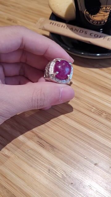(NEW) Nhẫn bạc đá ruby tự nhiên màu cực đẹp. Mua bán Phụ kiện thời trang khác tại Quận 1 Tp Hồ Chí Minh được đăng bởi Rio Natural Gemstone Jewelry hình 1