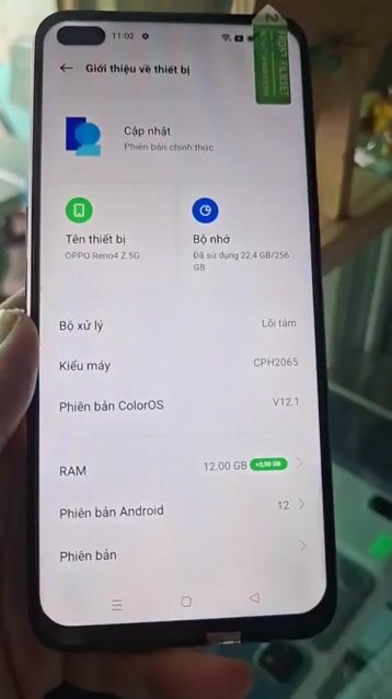 Oppo Reno 4Z 5G ram 12/256gb zin đẹp keng 100%. Mua bán Điện thoại tại Quận Bình Tân Tp Hồ Chí Minh được đăng bởi Việt Khánh hình 1