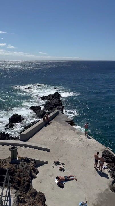 Caniçal seafront: video from Caniçal, Madeira