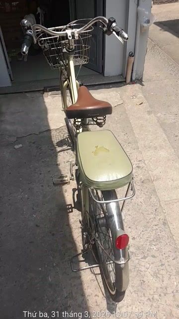 Xe đạp điện Panasonic màu Kem. Mua bán Xe đạp tại Quận 3 Tp Hồ Chí Minh được đăng bởi Trần Anh Tuấn  hình 1