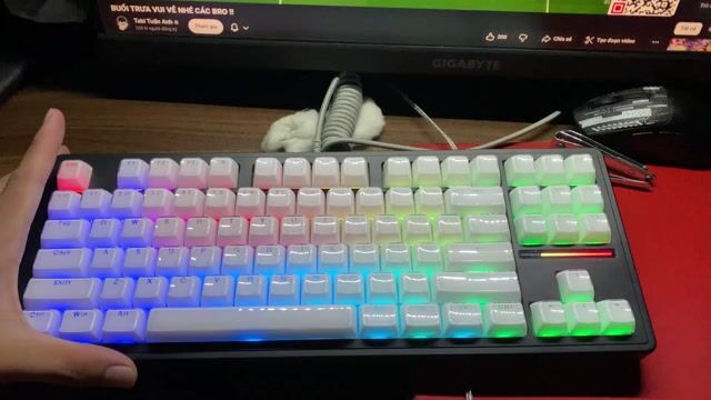 Keycap Aula Pudding Trắng. Mua bán Phụ kiện (Màn hình, Chuột...) tại Thị xã Bến Cát Bình Dương được đăng bởi Hồ Long hình 1