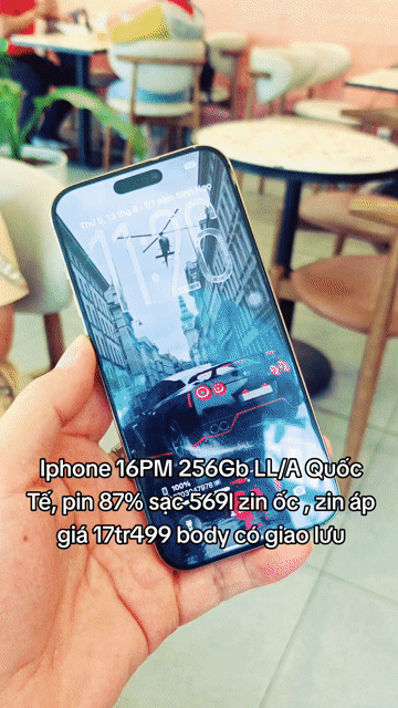 iPhone 16PM  256Gb LL/A quốc tế pin87 zin ốc máy99. Mua bán Điện thoại tại Thành phố Mỹ Tho Tiền Giang được đăng bởi LH Max Dilys hình 1