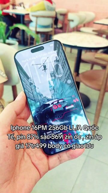 iPhone 16PM  256Gb LL/A quốc tế pin87 zin ốc máy99. Mua bán Điện thoại tại Thành phố Mỹ Tho Tiền Giang được đăng bởi LH Max Dilys hình 1