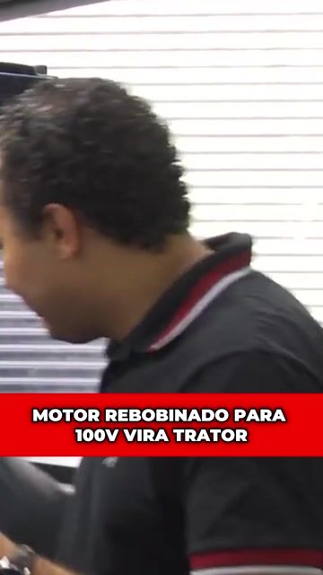 MOTOR REBOBINADO PARA 100V VIRA TRATOR
