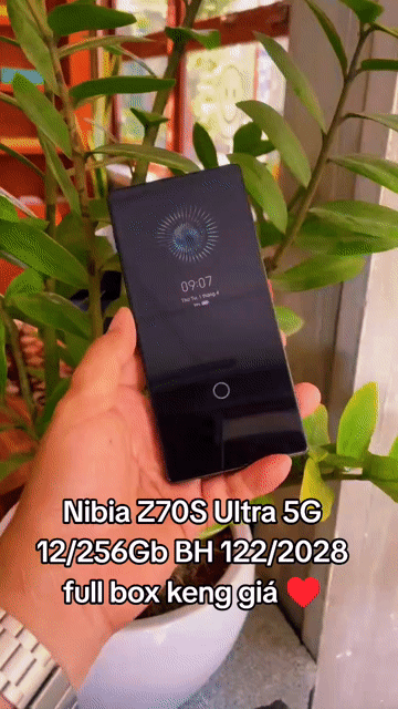 Nubia Z70S Ultra 5G 256GB Đen 99%. Mua bán Điện thoại tại Thành phố Mỹ Tho Tiền Giang được đăng bởi LH Max Dilys hình 1
