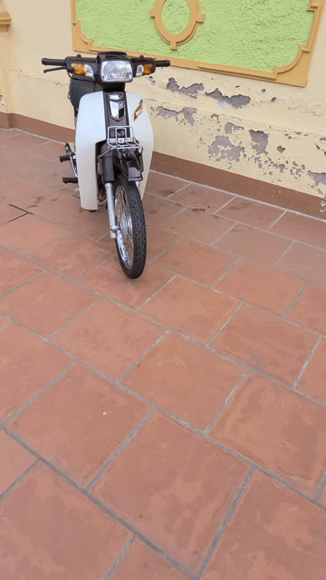 Honda Dream 2013 Nâu trắng 20826 km. Mua bán Xe máy tại Huyện Sông Lô Vĩnh Phúc được đăng bởi Thach hình 1