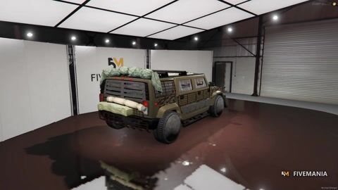 FIVEM Burutus | Armored Off-Road SUV [Unbadged] Add-On | Custom Armor | Spiked Defenses | Roof Cargo | Unique Wheels | Optimized | Fivem Ready | High Quality, video preview