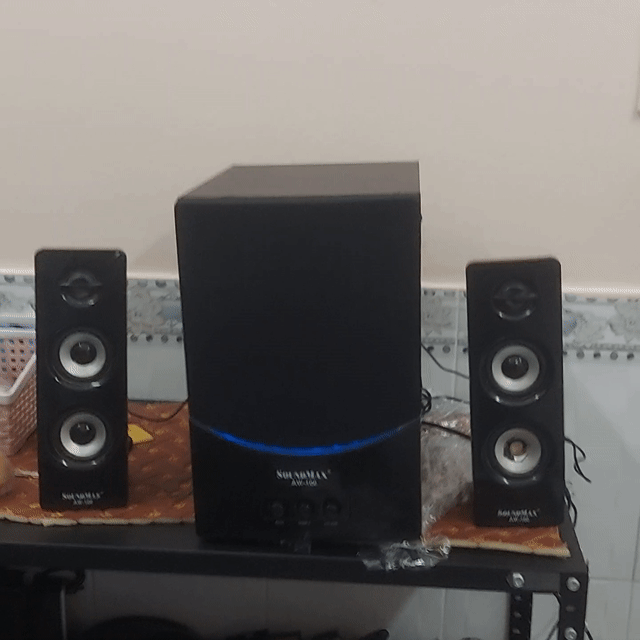 Loa vi tính Soundmax AW100 Đen. Mua bán Tivi, Âm thanh tại Quận 4 Tp Hồ Chí Minh được đăng bởi huy hoàng hình 1