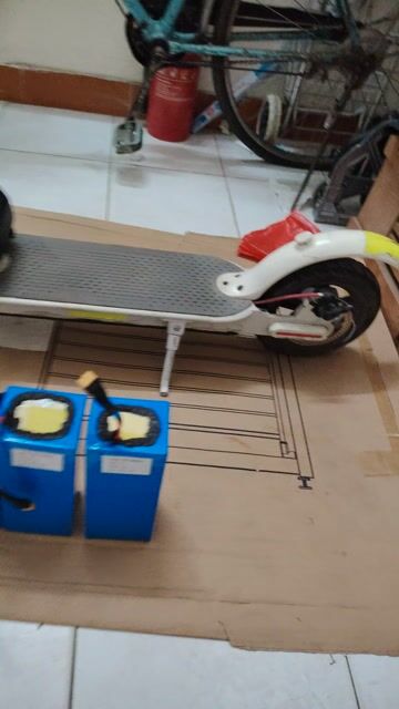 Xe scooter điện đã độ pin. Mua bán Phương tiện khác tại Quận Hoàn Kiếm Hà Nội được đăng bởi đinh quang sơn hình 1