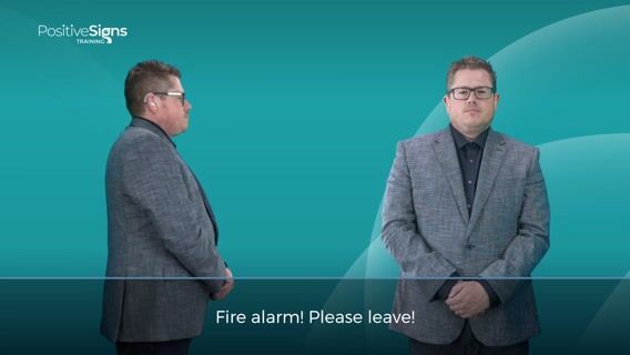 Fire Alarm, Please Leave