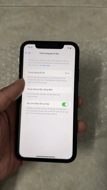 Apple iPhone XR 64GB Đen quốc tế zin sạch. Mua bán Điện thoại tại Thành phố Thủ Đức Tp Hồ Chí Minh được đăng bởi Võ Nhân hình 1