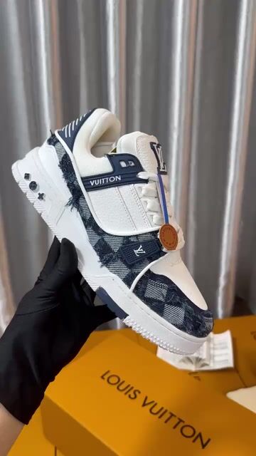 Giày Louis Vuitton LV Trainer Da. Mua bán Giày dép tại Huyện Chương Mỹ Hà Nội được đăng bởi Shop Cường Thịnh Luxury hình 1