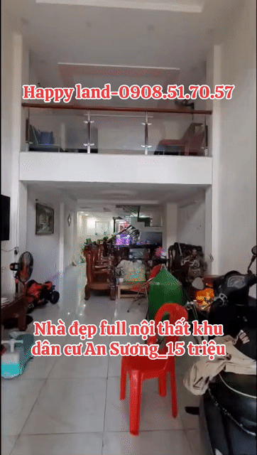 Cho thuê Nhà ở Khu dân cư An Sương Quận 12 Tp Hồ Chí Minh diện tích 80 m² giá 15 triệu/tháng