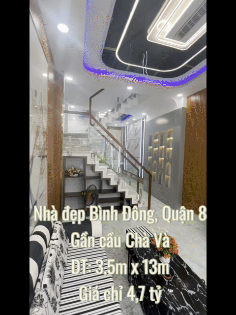 Mua bán Nhà ở Quận 8 Tp Hồ Chí Minh diện tích 50 m² giá 4,7 tỷ