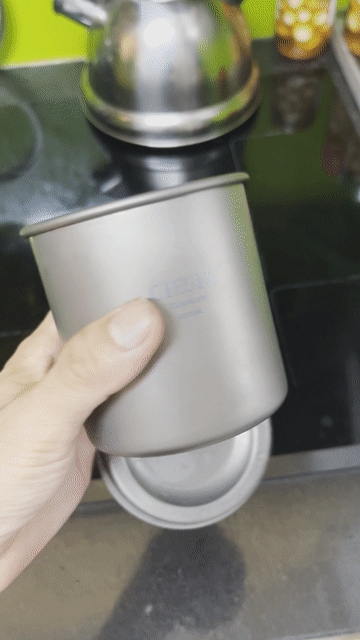 Cốc nước titan chính hãng CIEUIS Titanium 480ml. Mua bán Dụng cụ nhà bếp tại Quận Cầu Giấy Hà Nội được đăng bởi việt dũng hình 1