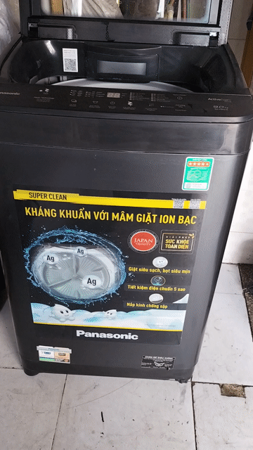Máy giặt Panasonic 9.0kg cửa trên. Mua bán Máy giặt tại Quận 6 Tp Hồ Chí Minh được đăng bởi Thanh phong  hình 1