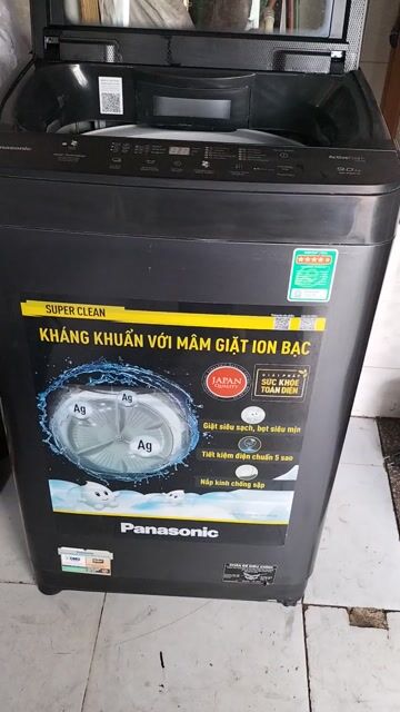 Máy giặt Panasonic 9.0kg cửa trên. Mua bán Máy giặt tại Quận 6 Tp Hồ Chí Minh được đăng bởi Thanh phong  hình 1