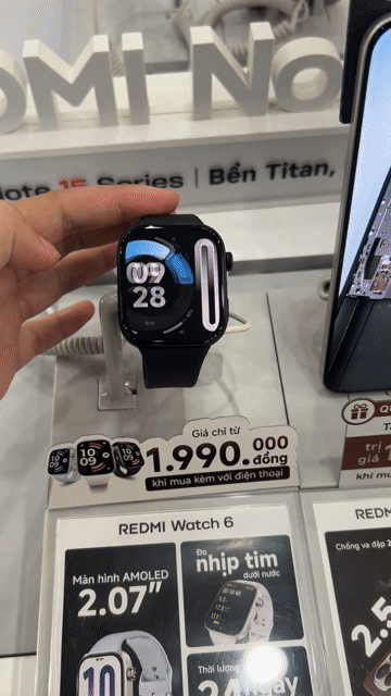 Xiaomi Redmi Watch 6 Đen. Mua bán Thiết bị đeo thông minh tại Huyện Hóc Môn Tp Hồ Chí Minh được đăng bởi Huỳnh Ngọc Hân hình 1
