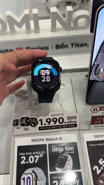 Xiaomi Redmi Watch 6 Đen. Mua bán Thiết bị đeo thông minh tại Huyện Hóc Môn Tp Hồ Chí Minh được đăng bởi Huỳnh Ngọc Hân hình 1