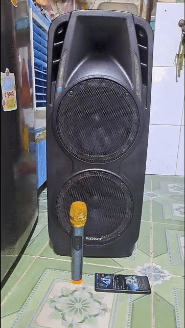 loa kéo bass 25 đôi + 1mic bình cầm tốt giá 600k . Mua bán Tivi, Âm thanh tại Huyện Bình Chánh Tp Hồ Chí Minh được đăng bởi bán tại nhà ko ship ạ hình 1