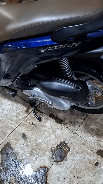 Honda Vision đời 2014 Xanh . Mua bán Xe máy tại Quận Tân Bình Tp Hồ Chí Minh được đăng bởi Đình Khương hình 1