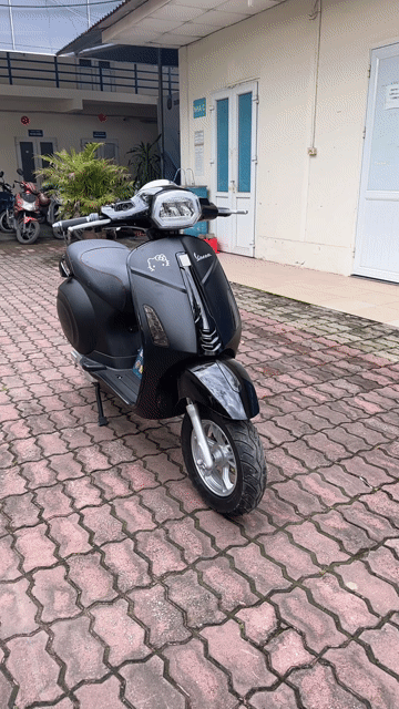 Xe máy điện Vespa đèn vuông AQ2026 Đen nhám. Mua bán Xe máy tại Quận Cầu Giấy Hà Nội được đăng bởi Xe điện Bình Phương hình 1