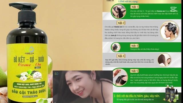 Dầu gội COME ON 500ml. Mua bán Phụ kiện thời trang khác tại Thành phố Hưng Yên Hưng Yên được đăng bởi Trần Bạch Vy hình 1