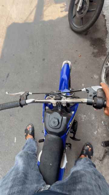 Xe mô tô cào cào Mini Xanh dương. Mua bán Xe máy tại Quận Bình Thạnh Tp Hồ Chí Minh được đăng bởi Lâm văn phương hình 1