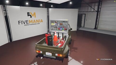 FIVEM Punka Cdy2b | Compact Utility Truck Add-On | Tool Rack | Working Lights | Custom Interior | Optimized | Fivem Ready | High Quality, video preview