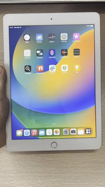 Pass ipad gen 5 nguyên zin, xách tay Nhật 32gb. Mua bán Máy tính bảng tại Quận Hoàng Mai Hà Nội được đăng bởi Hà Phạm Văn hình 1