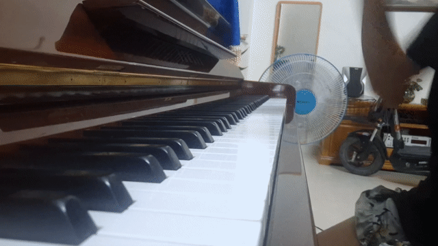 Đàn piano Yamaha Cổ điển Nâu. Mua bán Nhạc cụ tại Huyện Vĩnh Cửu Đồng Nai được đăng bởi Nghi Văn hình 1