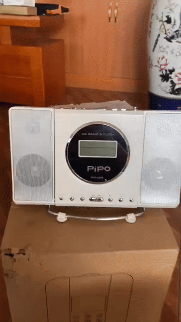 Đài đĩa CD PiPO PIPO-CD02 Trắng Nhật Bản. Mua bán Tivi, Âm thanh tại Thành phố Thái Nguyên Thái Nguyên được đăng bởi Dinh Mong Dung hình 1