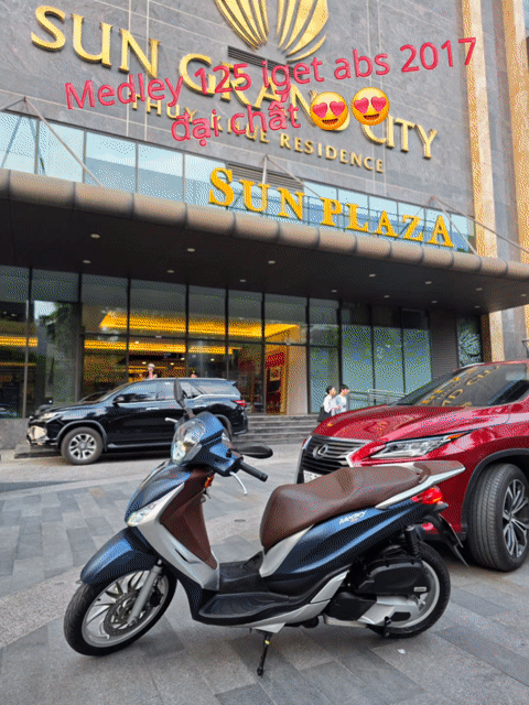 Piaggio Medley 125 ABS iGet 2017 Xanh. Mua bán Xe máy tại Quận Ba Đình Hà Nội được đăng bởi Bách hình 1