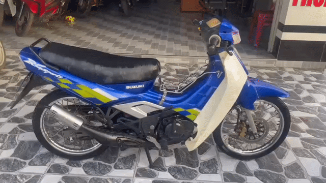 Suzuki Xipo Xanh côn tay. Mua bán Xe máy tại Huyện U Minh Thượng Kiên Giang được đăng bởi DV Cầm đồ kiên giang hình 1