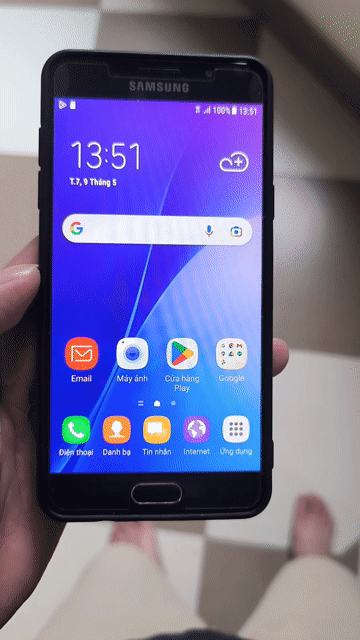 Samsung A5 2016 Đen. Mua bán Điện thoại tại Quận Long Biên Hà Nội được đăng bởi Việt Anh hình 1