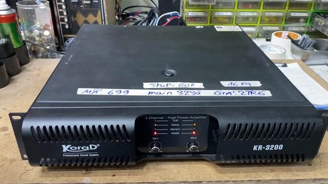 Cục đẩy công suất Korad KR-3200 zin. 32so. Mua bán Tivi, Âm thanh tại Huyện Châu Thành Bến Tre được đăng bởi MỘNG AUDIO Bến Tre hình 1