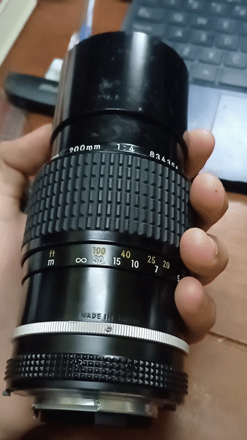 Ống kính Nikon AI 200mm F4 Đen. Mua bán Máy ảnh, Máy quay tại Quận 12 Tp Hồ Chí Minh được đăng bởi Kim Thành hình 1