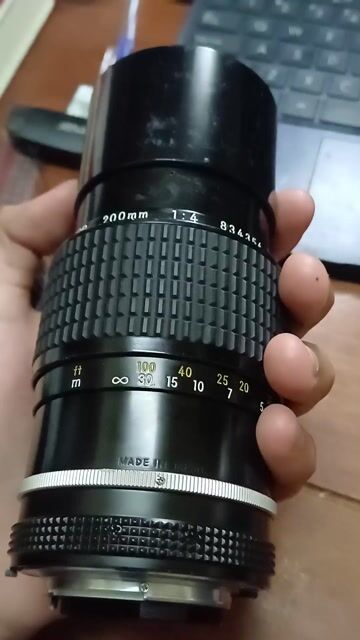 Ống kính Nikon AI 200mm F4 Đen. Mua bán Máy ảnh, Máy quay tại Quận 12 Tp Hồ Chí Minh được đăng bởi Kim Thành hình 1